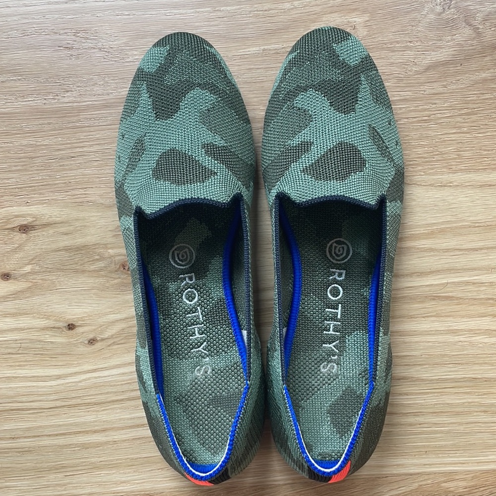 Rothy’s EUC camo loafers